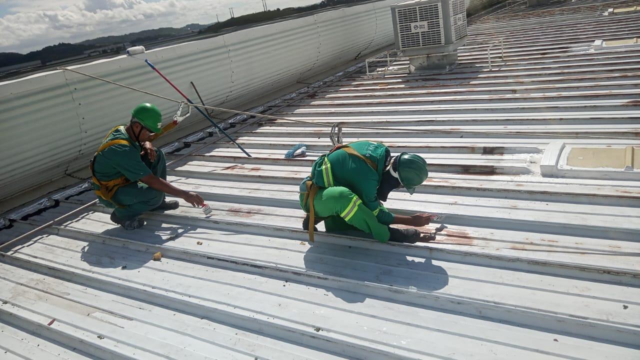 Reforma de cobertas metálicas